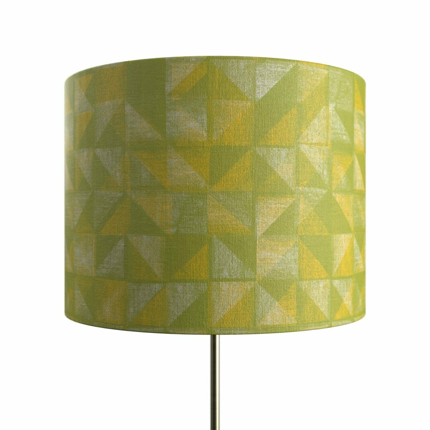 Handcrafted Linen Cotton Lampshade in Tile | Citron- Custom Montreal Design