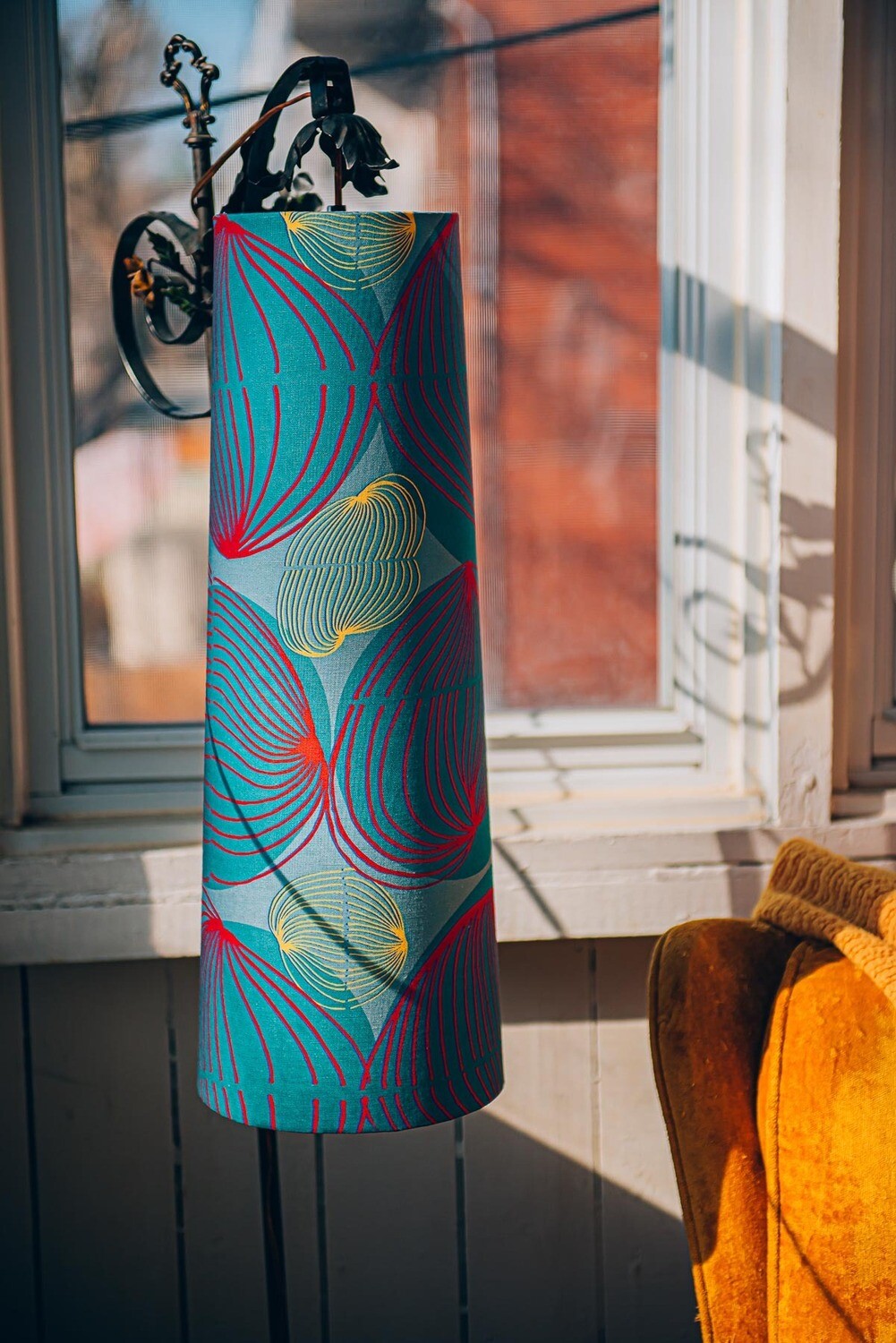 Handcrafted Linen Cotton Lampshade in Tumble | Gumball- Custom Montreal Design