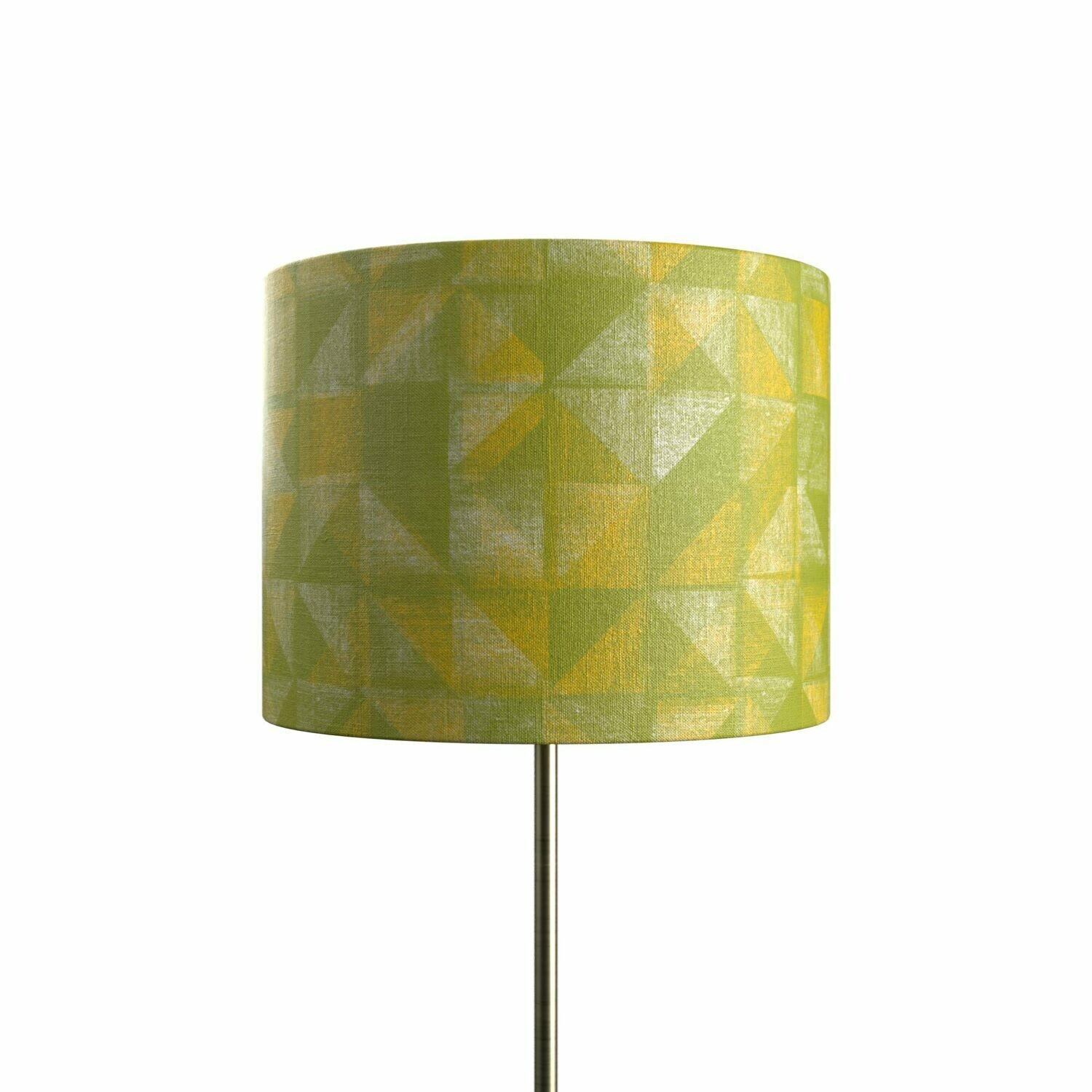 Handcrafted Linen Cotton Lampshade in Tile | Citron- Custom Montreal Design