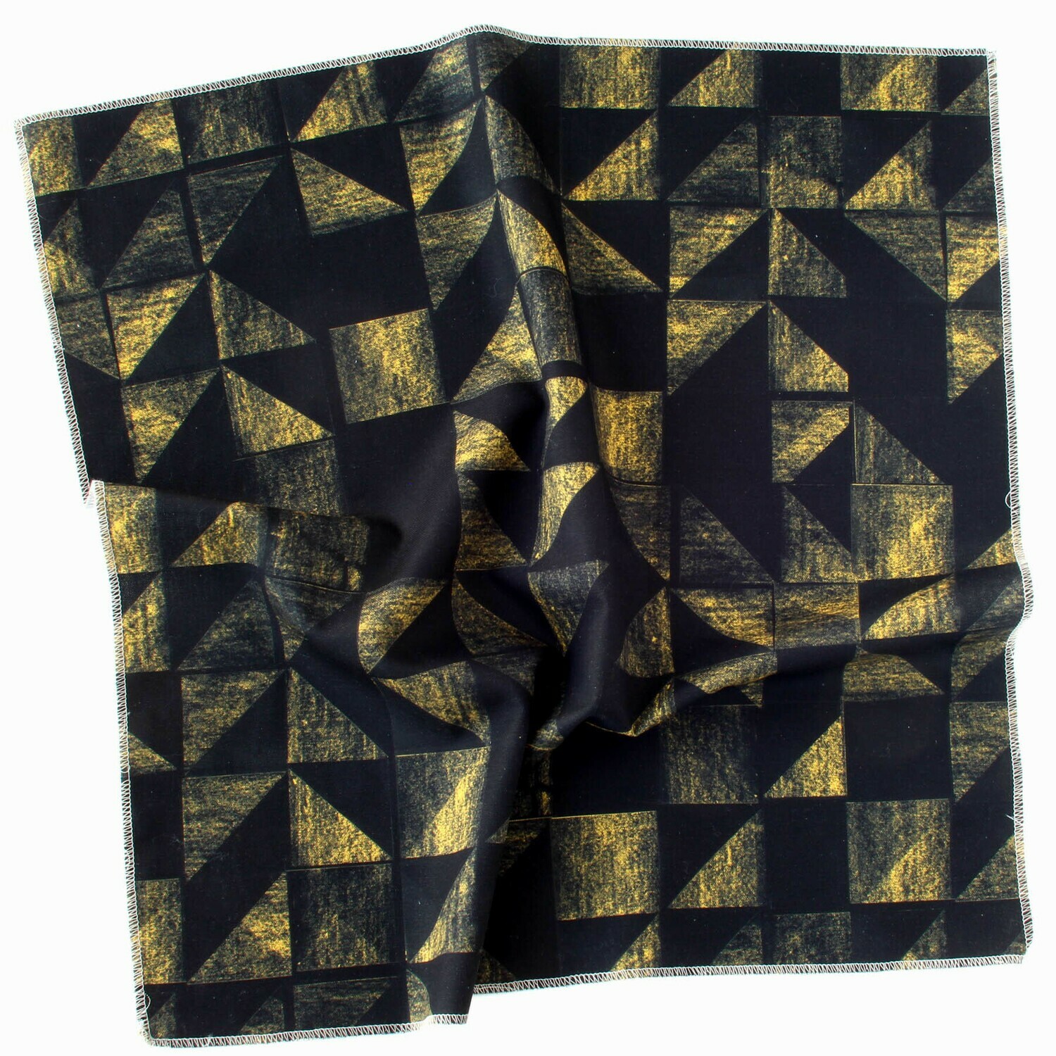 Handcrafted Linen Cotton Lampshade in Tile | Golden- Custom Montreal Design