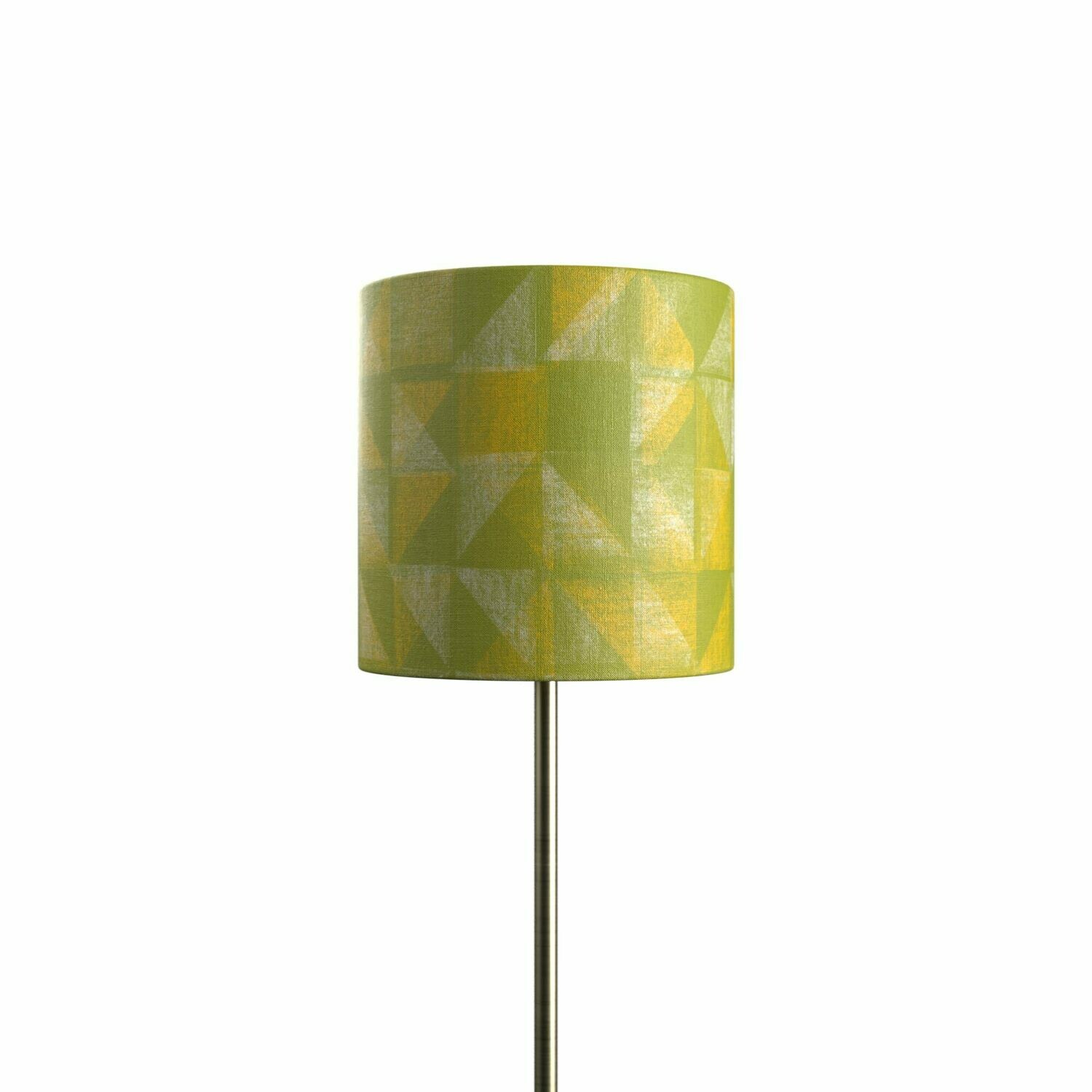 Handcrafted Linen Cotton Lampshade in Tile | Citron- Custom Montreal Design