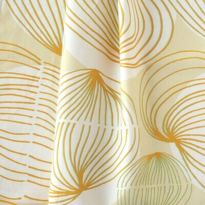 Handcrafted Linen Cotton Lampshade in Tumble | Citron- Custom Montreal Design