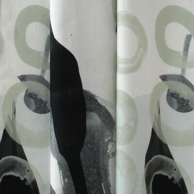 Handcrafted Linen Cotton Lampshade in Swim | Cream- Custom Montreal Design