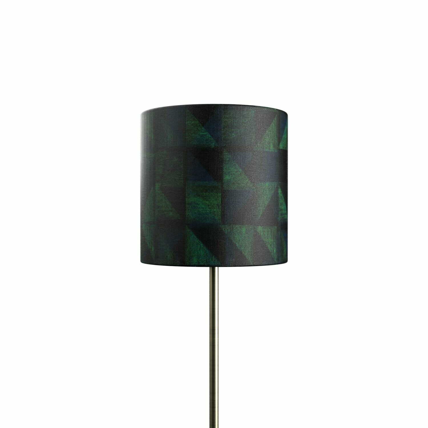 Handcrafted Linen Cotton Lampshade in Tile | Forest- Custom Montreal Design
