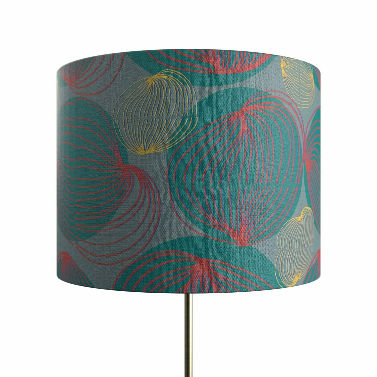 Handcrafted Linen Cotton Lampshade in Tumble | Gumball- Custom Montreal Design