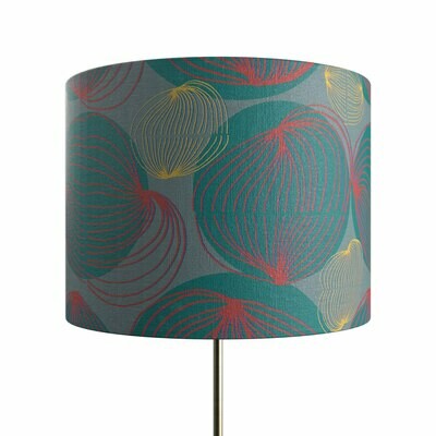 Handcrafted Linen Cotton Lampshade in Tumble | Gumball- Custom Montreal Design