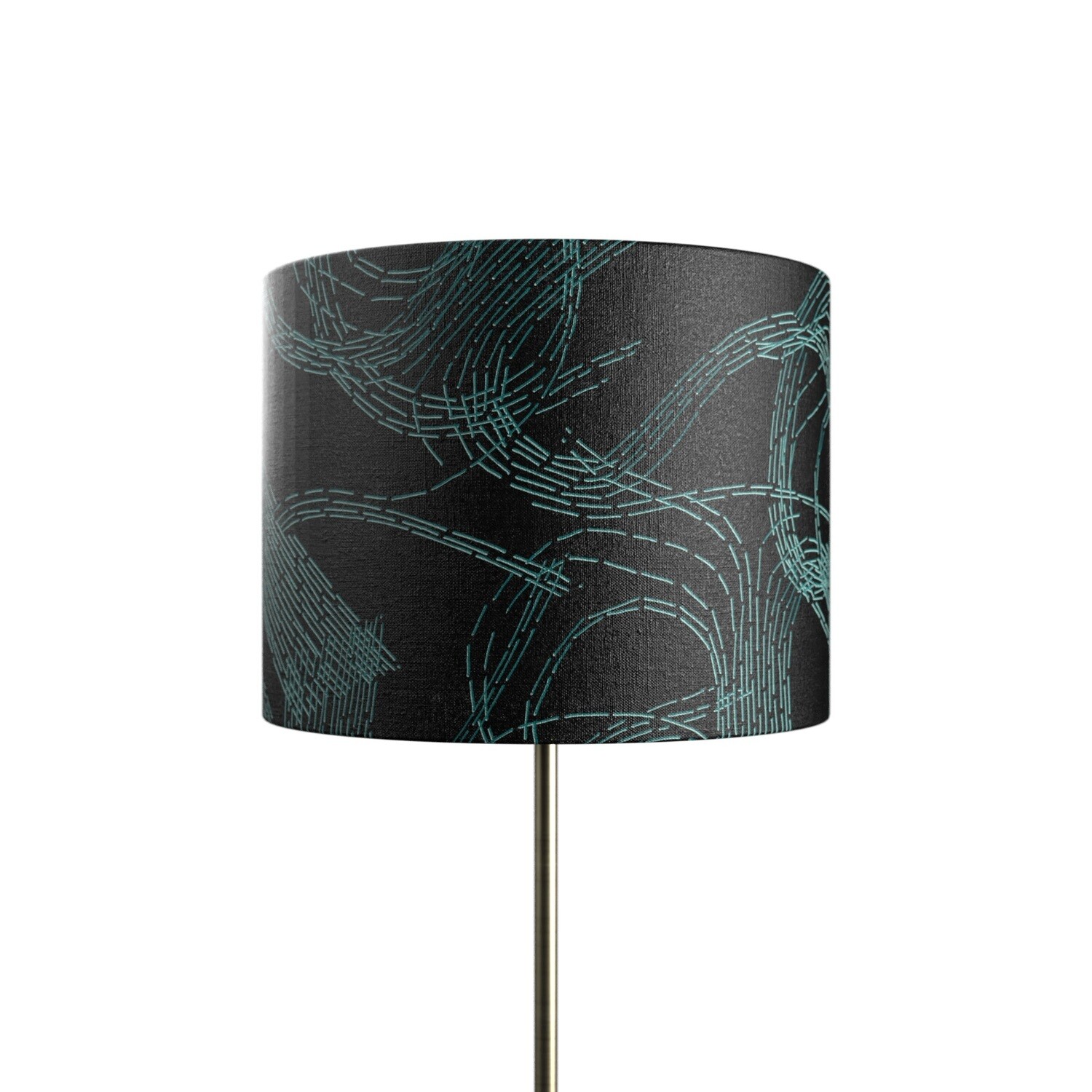 Handcrafted Linen Cotton Lampshade in Swell | Forest- Custom Montreal Design