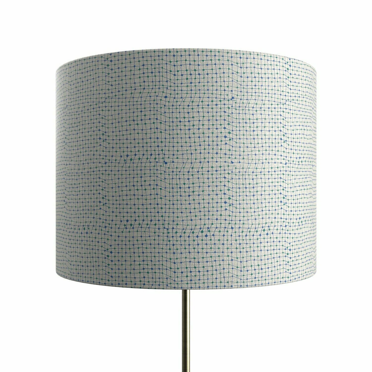 Handcrafted Linen Cotton Lampshade in Trapeze | Mint- Custom Montreal Design