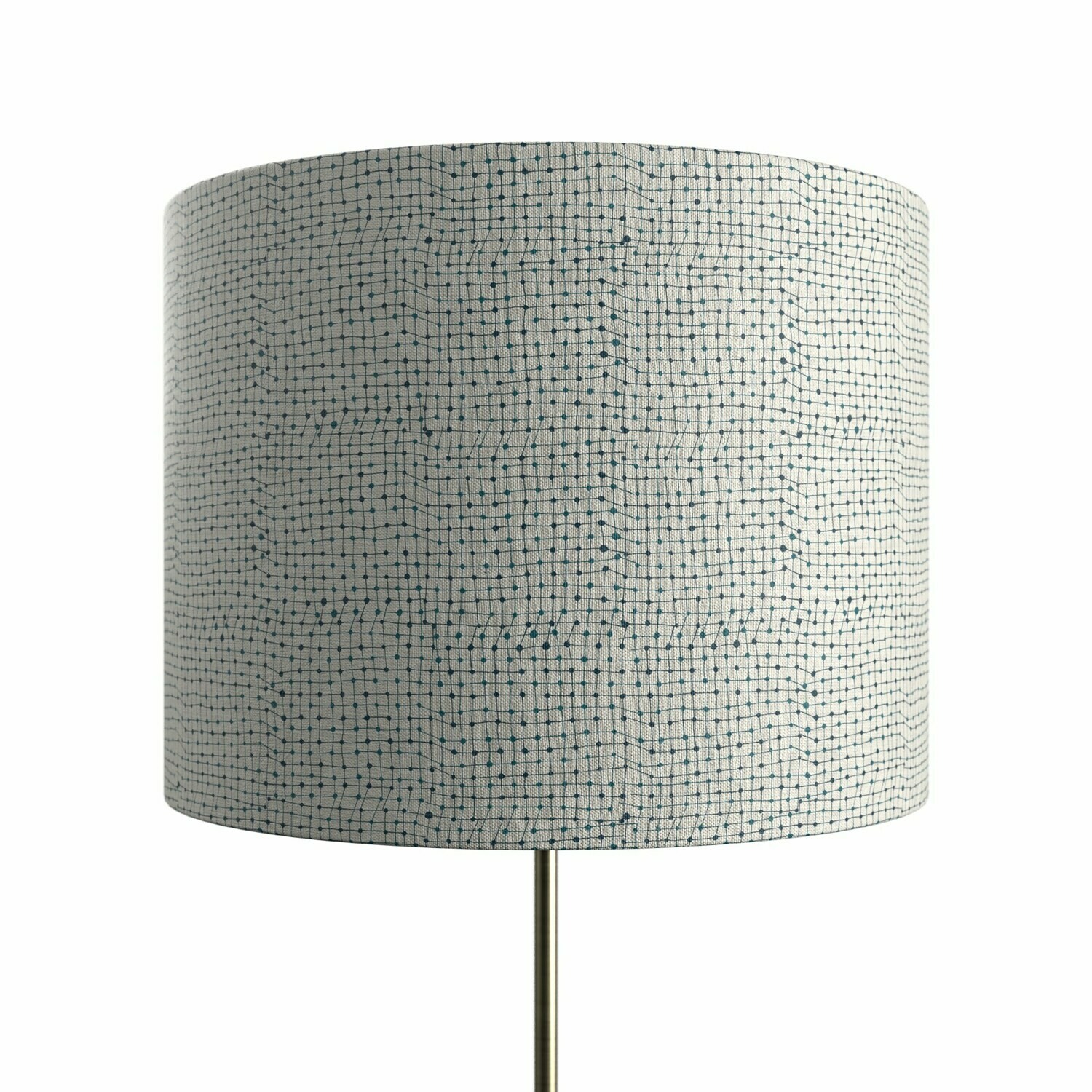 Handcrafted Linen Cotton Lampshade in Trapeze | Navy- Custom Montreal Design