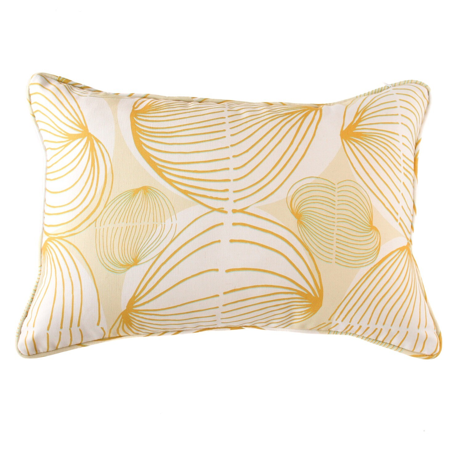 Linen Cotton Decorative Pillow - Tumble | Citron Pattern - Handcrafted Montreal