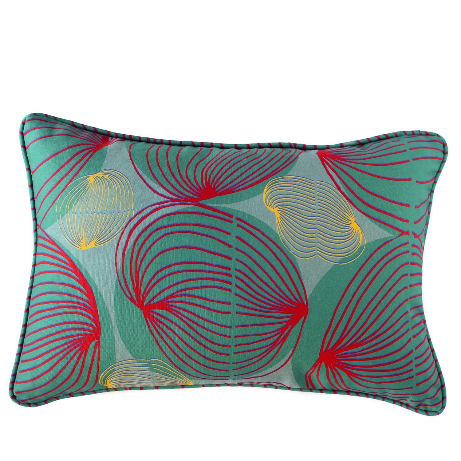 Linen Cotton Decorative Pillow - Tumble | Gumball Pattern - Handcrafted Montreal