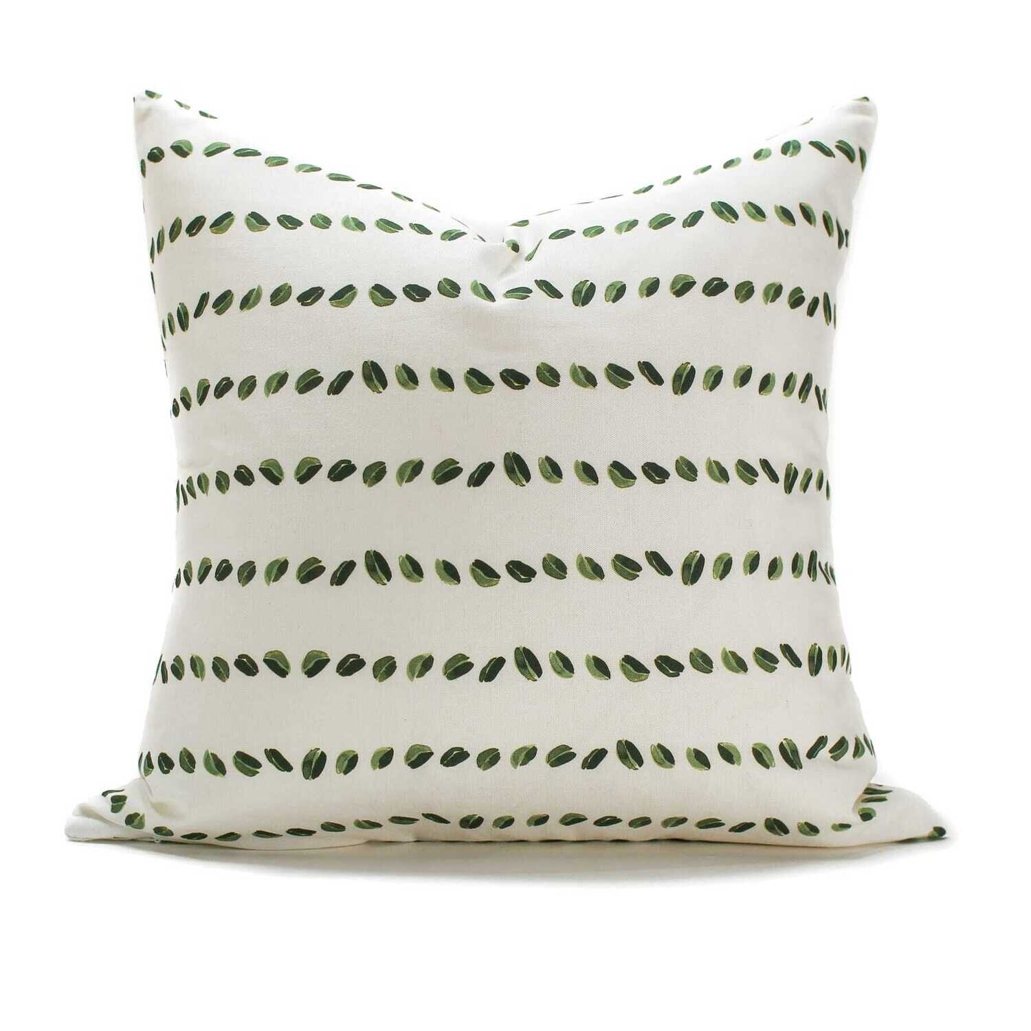 Linen Cotton Decorative Pillow - Pillow in Pods | Dawn Pattern - Handcrafted Montreal