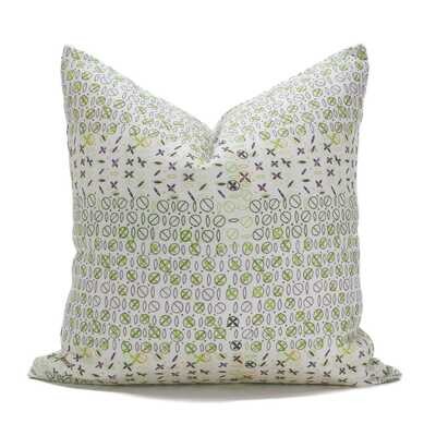 Linen Cotton Decorative Pillow - Pillow in Alleys | Dusk Pattern - Handcrafted Montreal