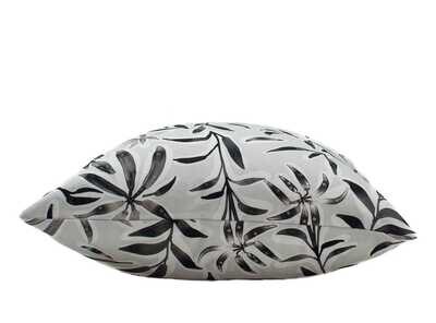 Linen Cotton Decorative Pillow - Pillow in Ficus Scatter | Pause Pattern - Handcrafted Montreal