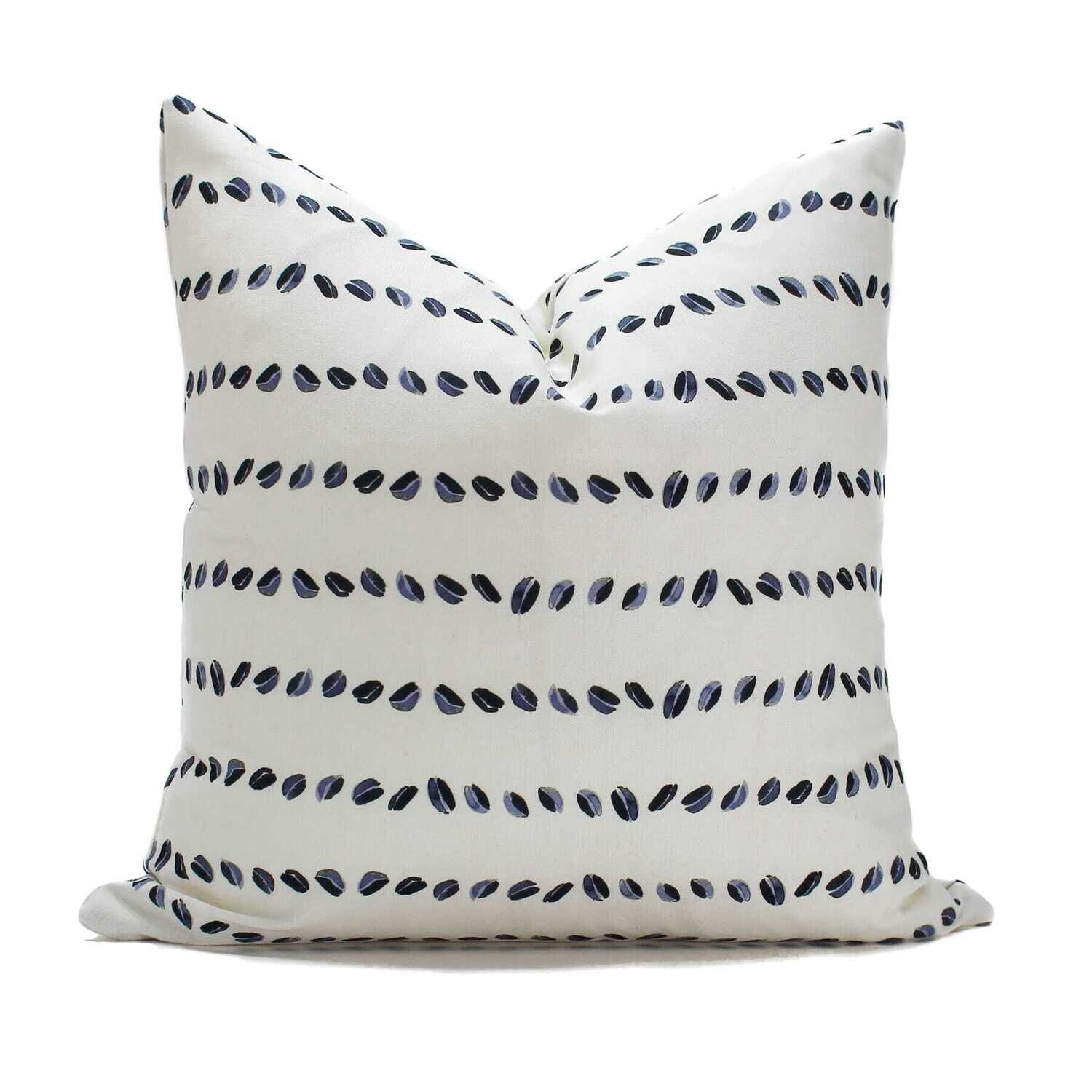 Linen Cotton Decorative Pillow - Pillow in Pods | Dusk Pattern - Handcrafted Montreal