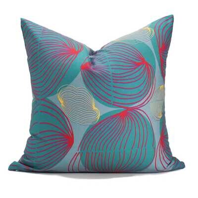 Linen Cotton Decorative Pillow - Tumble | Gumball Pattern - Handcrafted Montreal