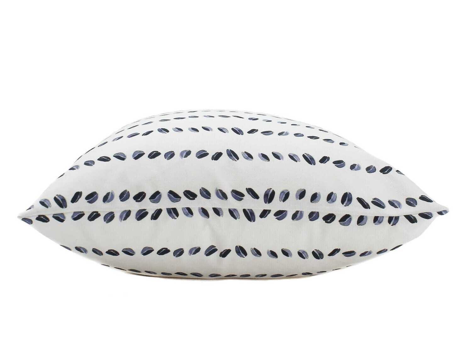 Linen Cotton Decorative Pillow - Pillow in Pods | Dusk Pattern - Handcrafted Montreal