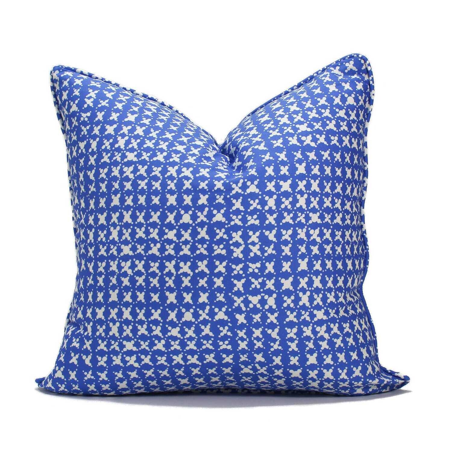 Linen Cotton Decorative Pillow - Smatte | Gumball Pattern - Handcrafted Montreal