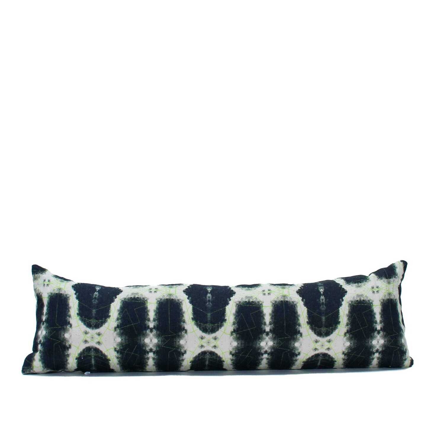 Organic Linen Decorative Pillow - Episodic | Mono Pillow Pattern - Handcrafted Montreal