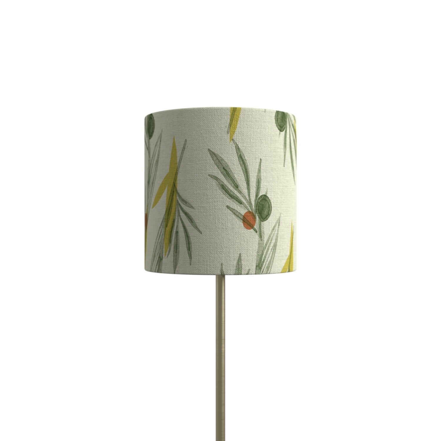 Handcrafted Organic Linen Lampshade - Daphne | Meadow Pattern -  Custom Montreal Design