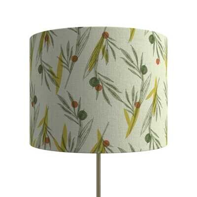 Handcrafted Organic Linen Lampshade - Daphne | Meadow Pattern -  Custom Montreal Design