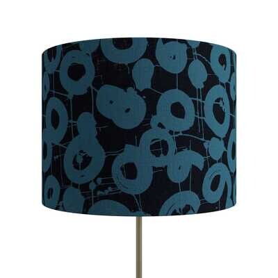 Handcrafted Organic Linen Lampshade - Hotspot | Lake Pattern -  Custom Montreal Design