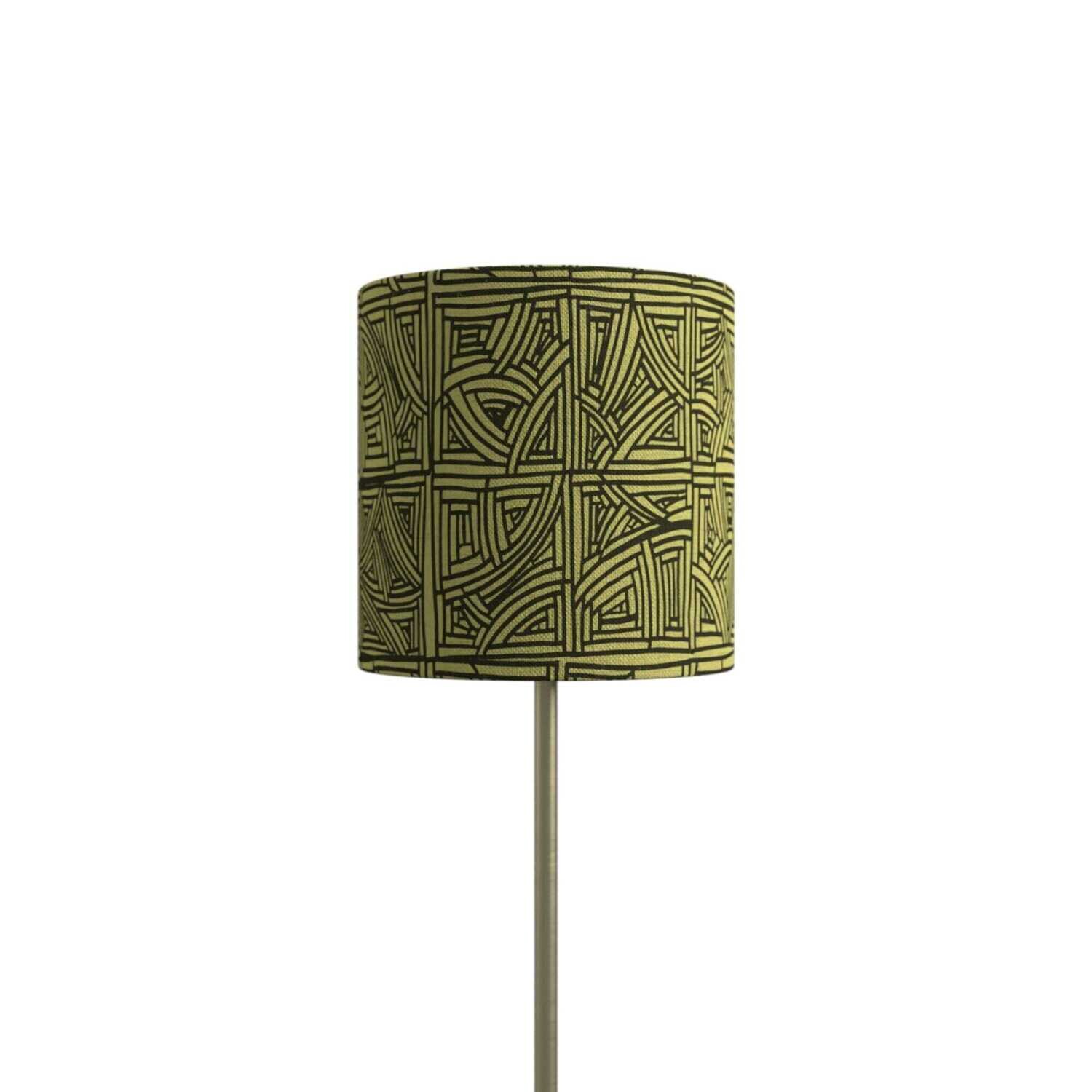 Handcrafted Organic Linen Lampshade - Handbasket | Meadow Pattern -  Custom Montreal Design