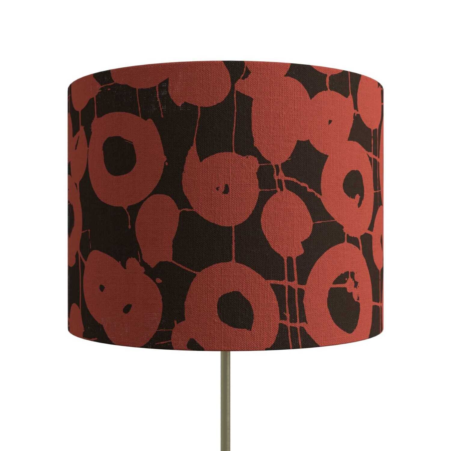 Handcrafted Organic Linen Lampshade - Hotspot | Meadow Pattern -  Custom Montreal Design