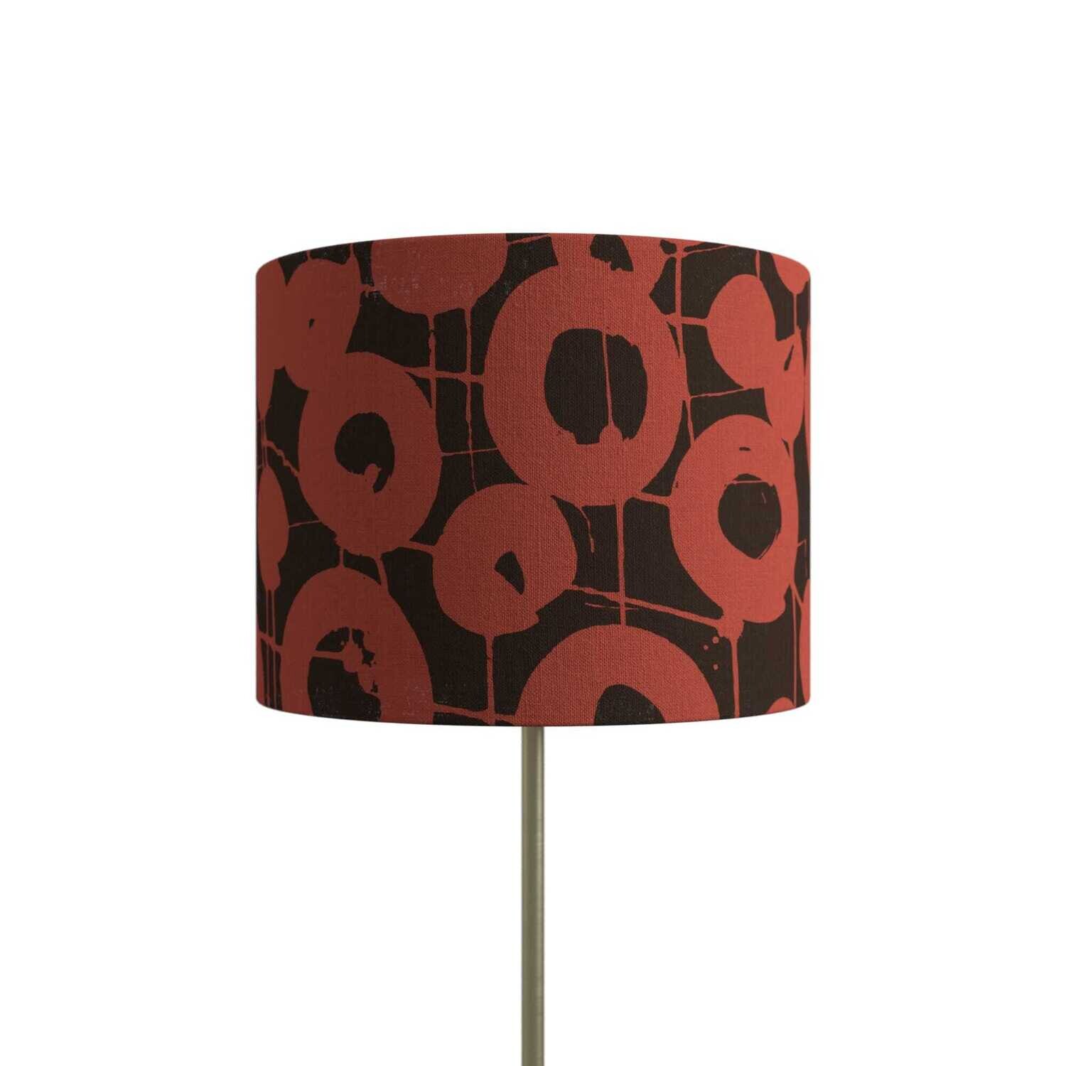 Handcrafted Organic Linen Lampshade - Hotspot | Meadow Pattern -  Custom Montreal Design