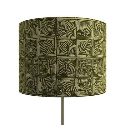 Handcrafted Organic Linen Lampshade - Handbasket | Meadow Pattern -  Custom Montreal Design