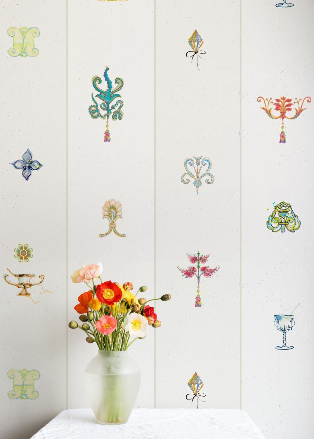Freehand Wallpaper | Bouquet