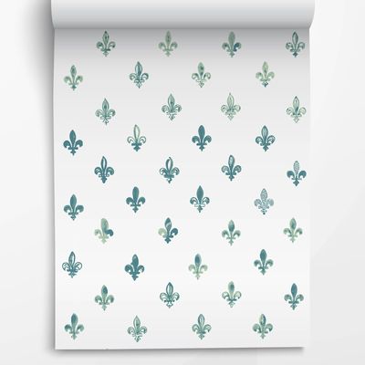 Fleurdelisé Wallpaper | Jade