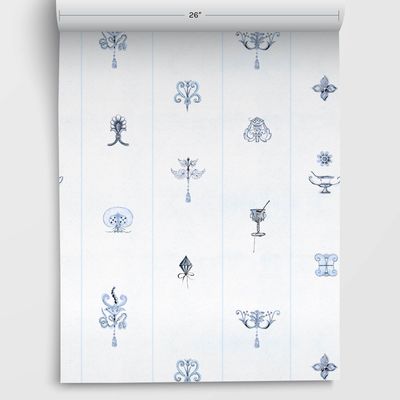 Freehand Wallpaper | Delft