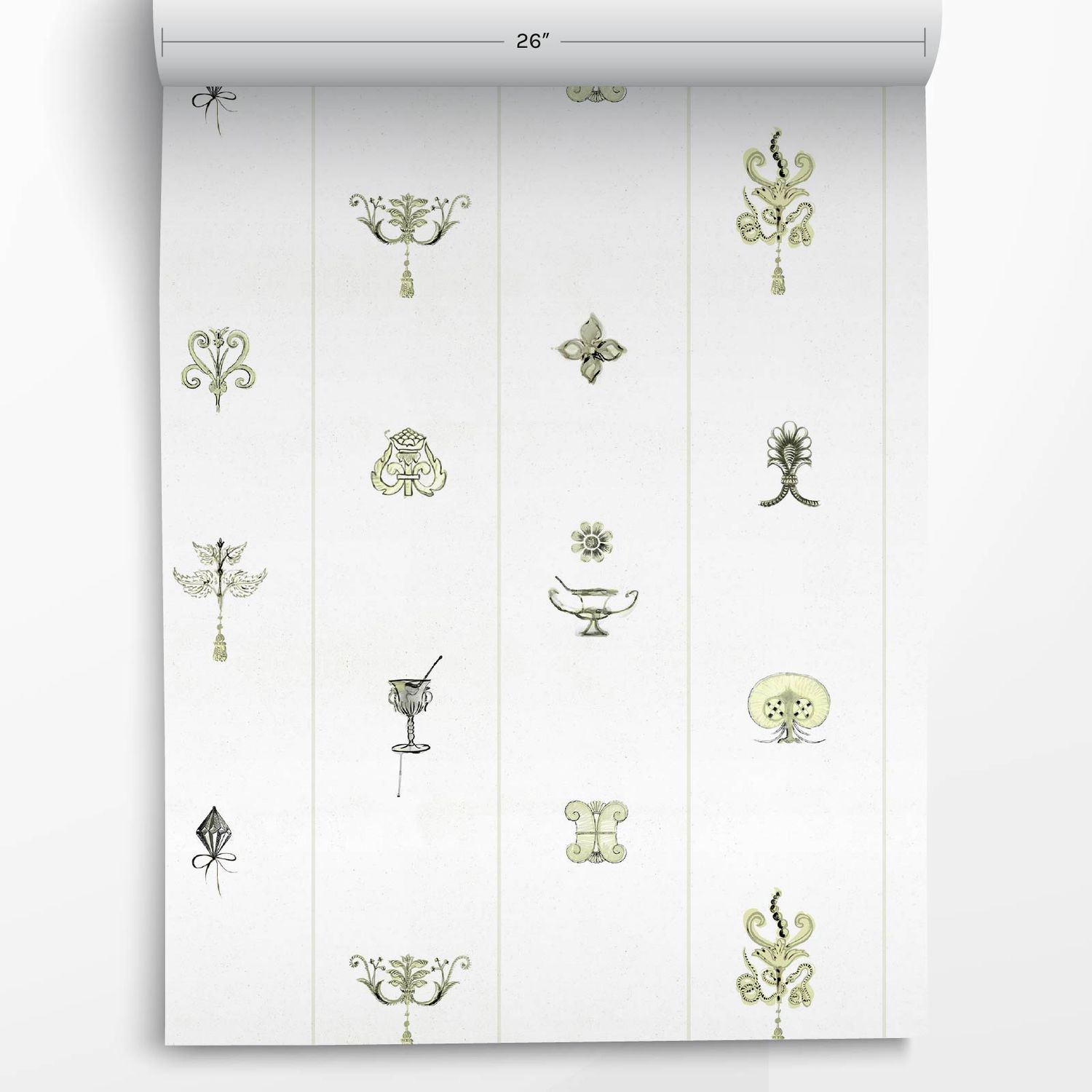 Freehand Wallpaper | Olive