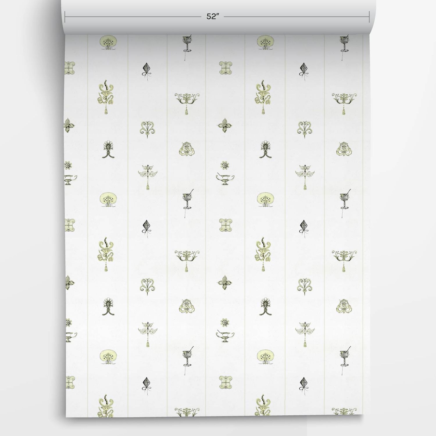 Freehand Wallpaper | Olive