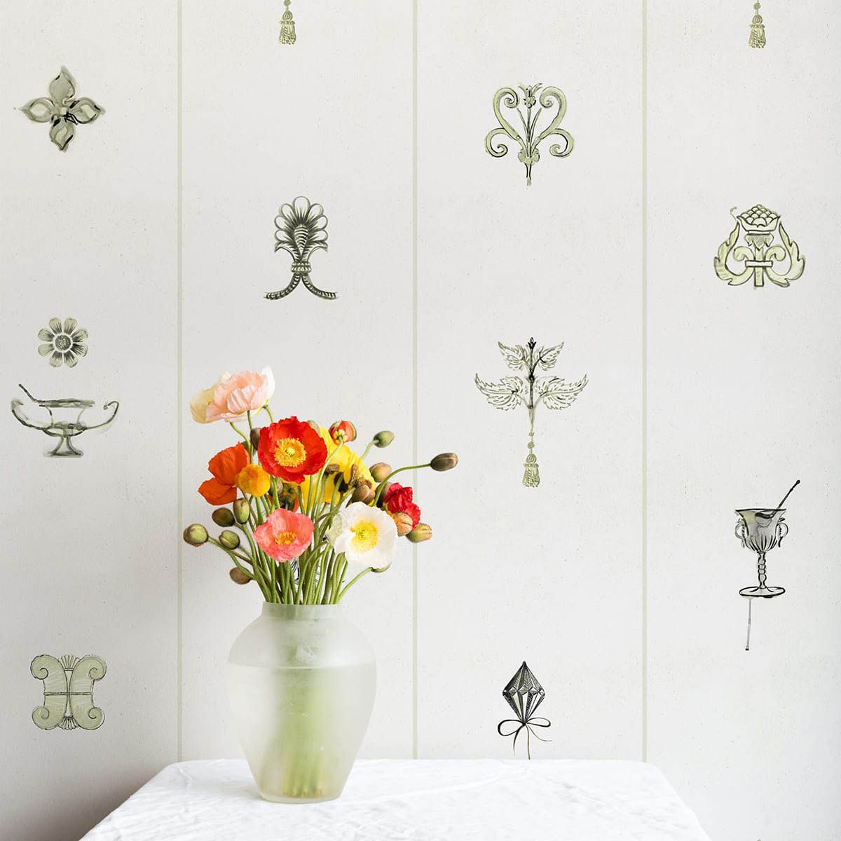 Freehand Wallpaper | Olive