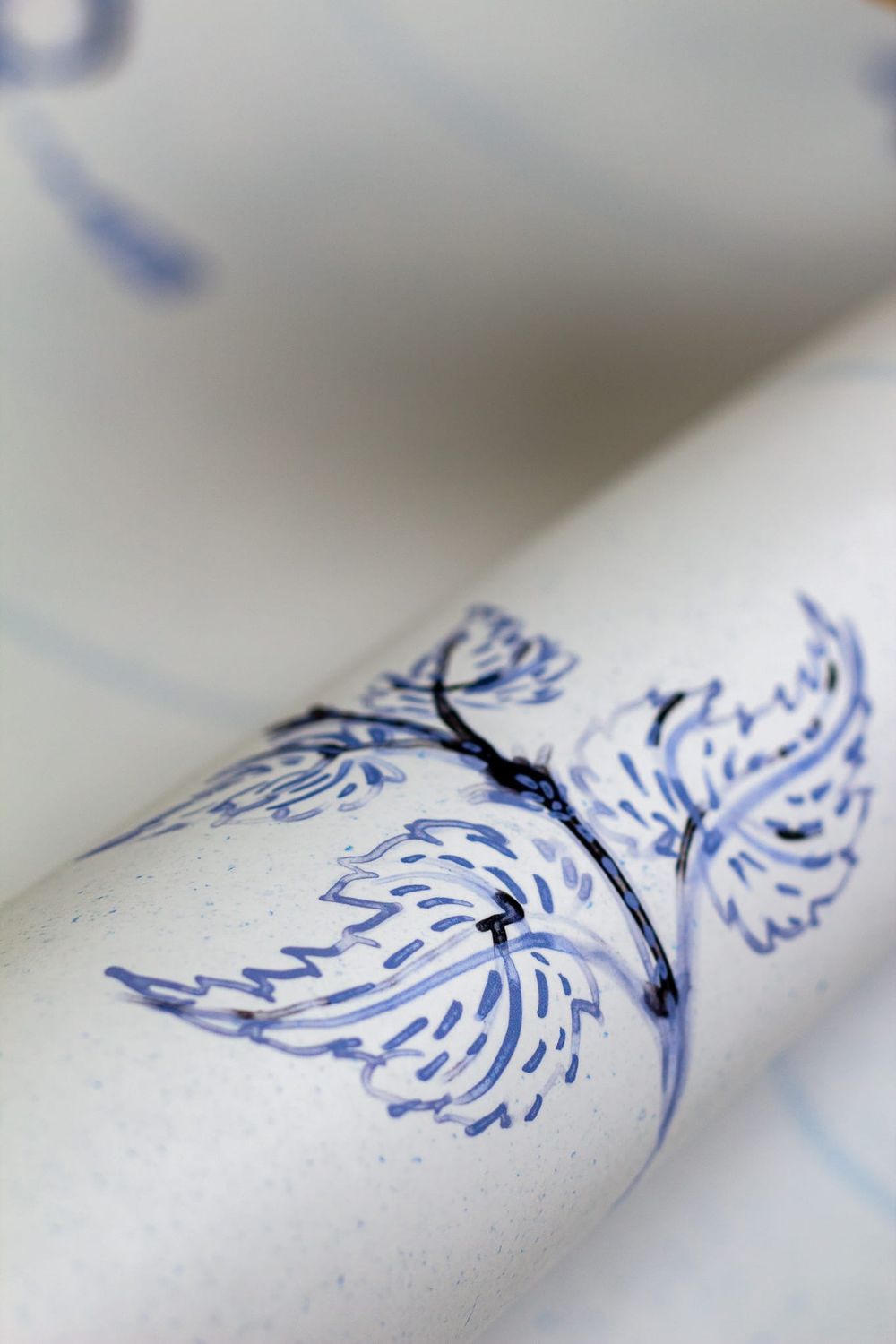 Freehand Wallpaper | Delft