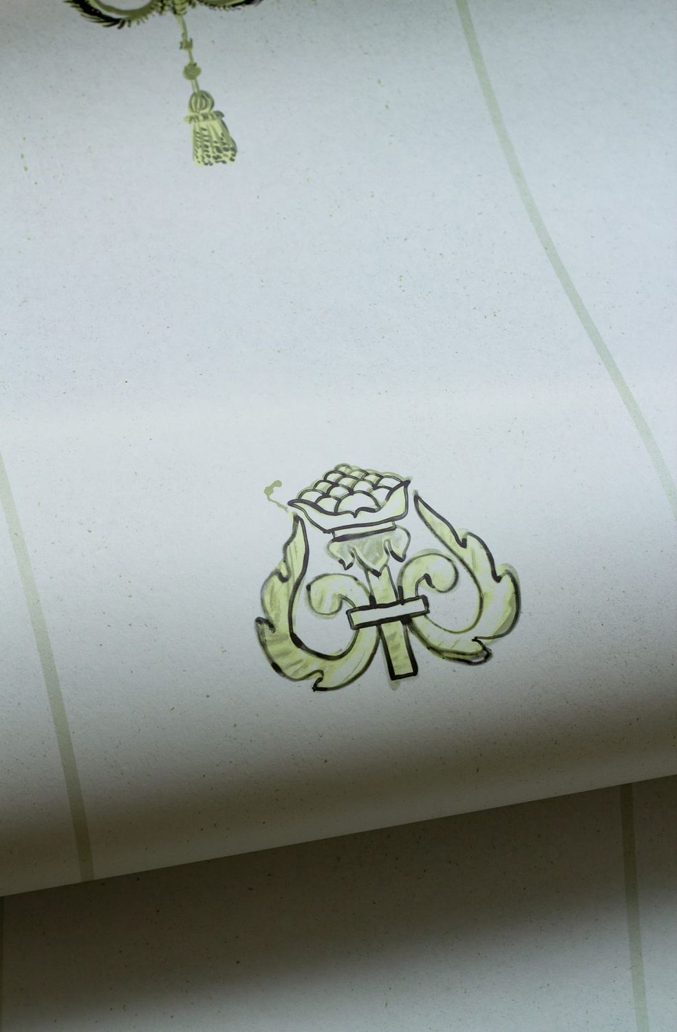 Freehand Wallpaper | Olive
