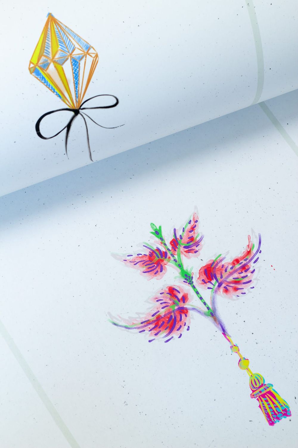 Freehand Wallpaper | Bouquet