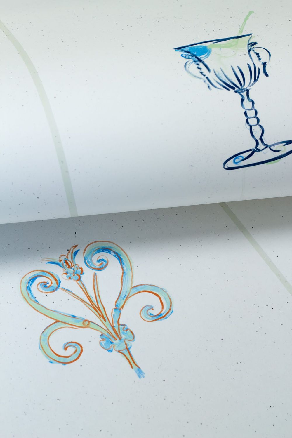 Freehand Wallpaper | Bouquet