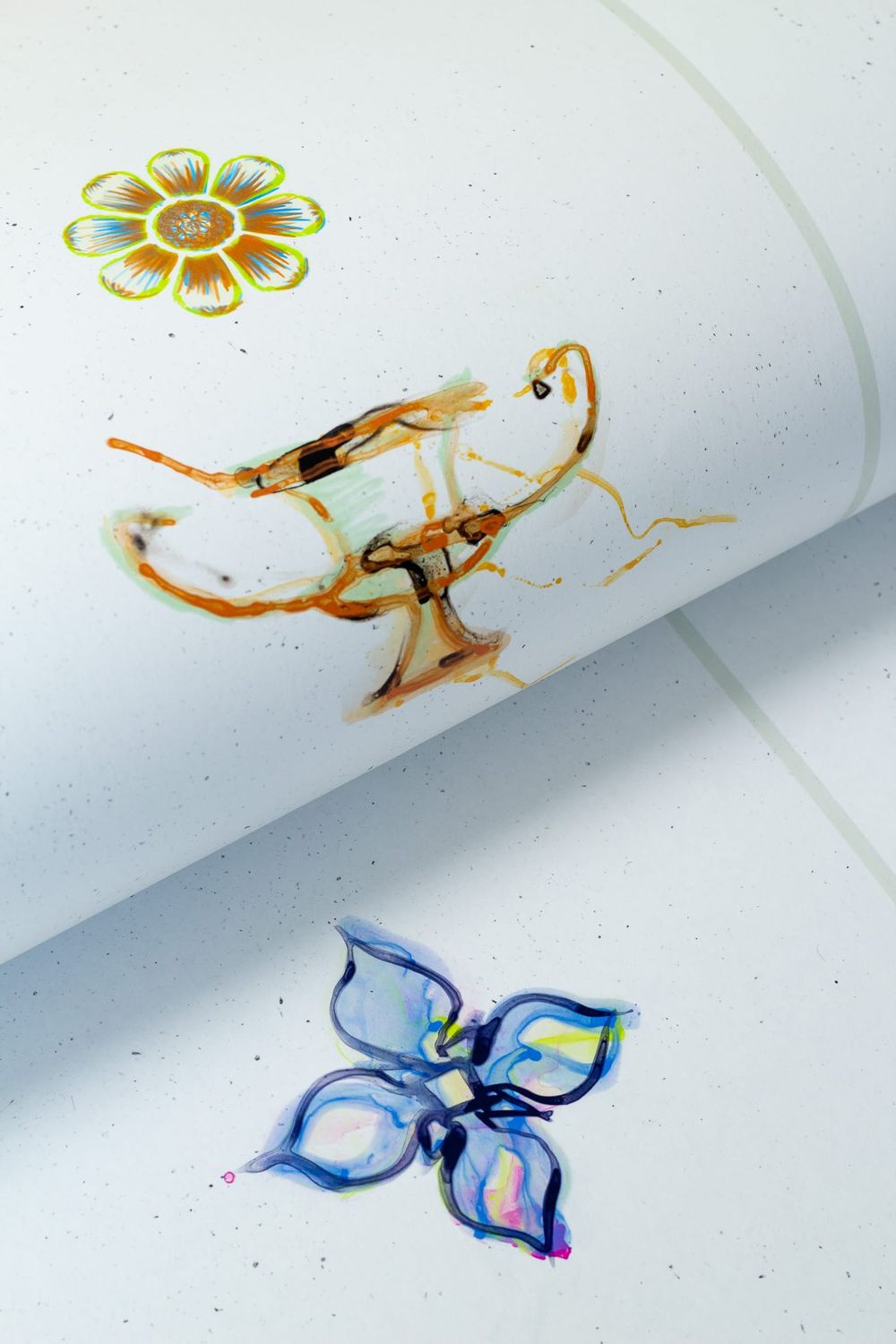 Freehand Wallpaper | Bouquet