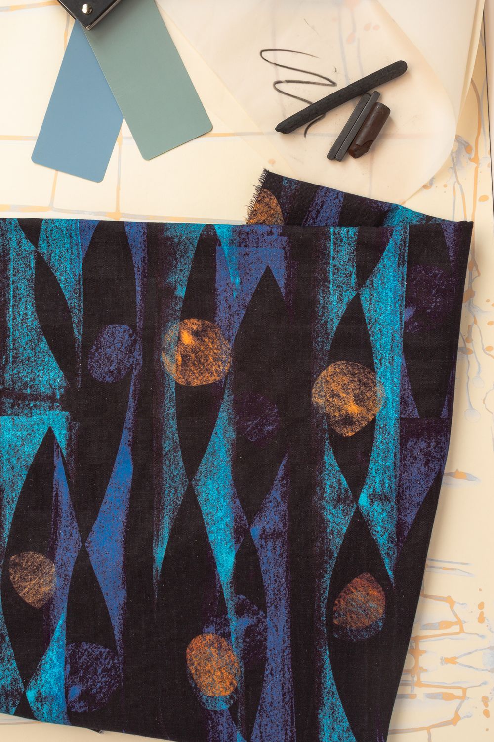 Iris | River Fabric - Cotton Linen