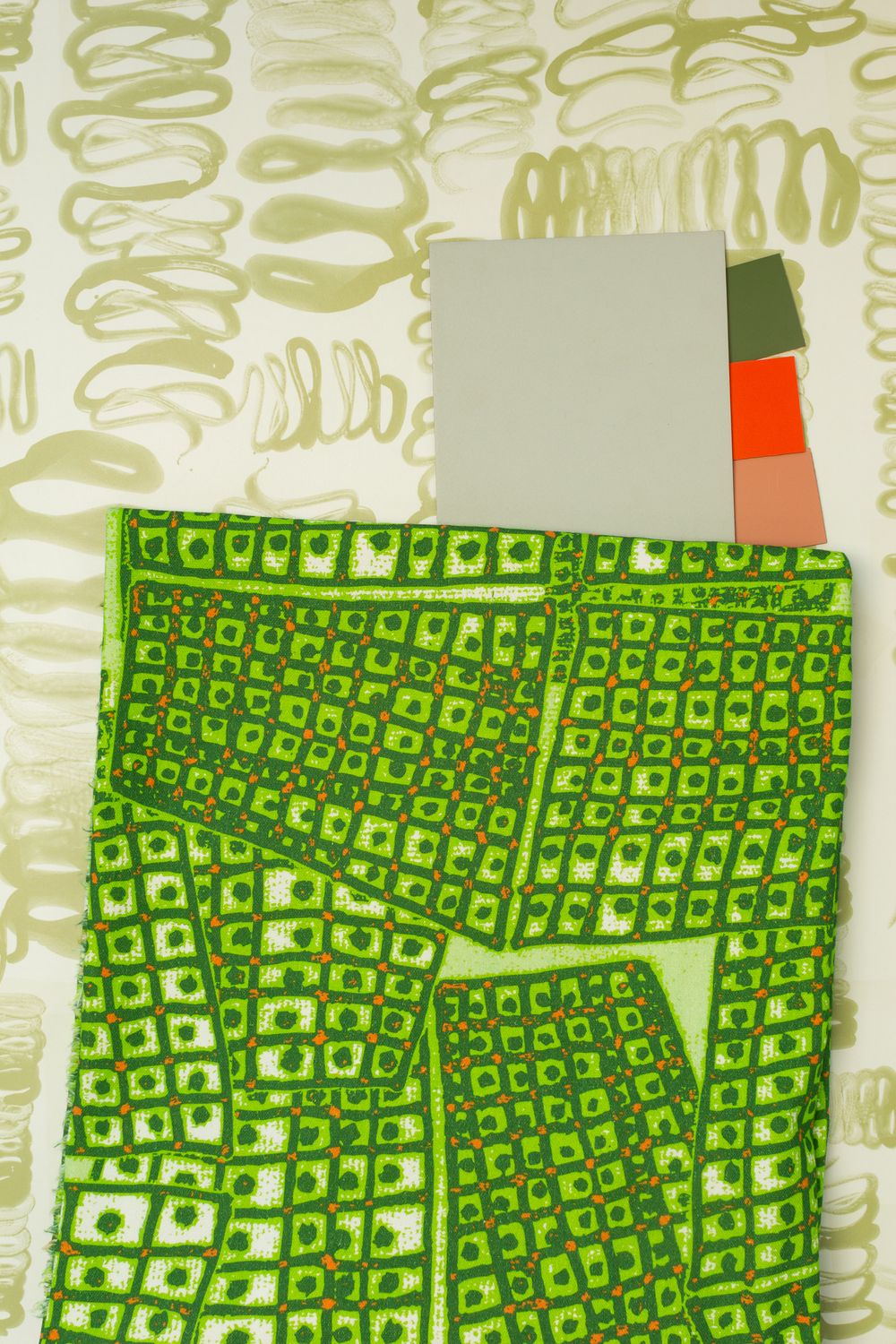 Quiver | Leaf Fabric - Cotton Linen