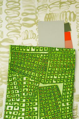 Quiver | Leaf Fabric - Cotton Linen