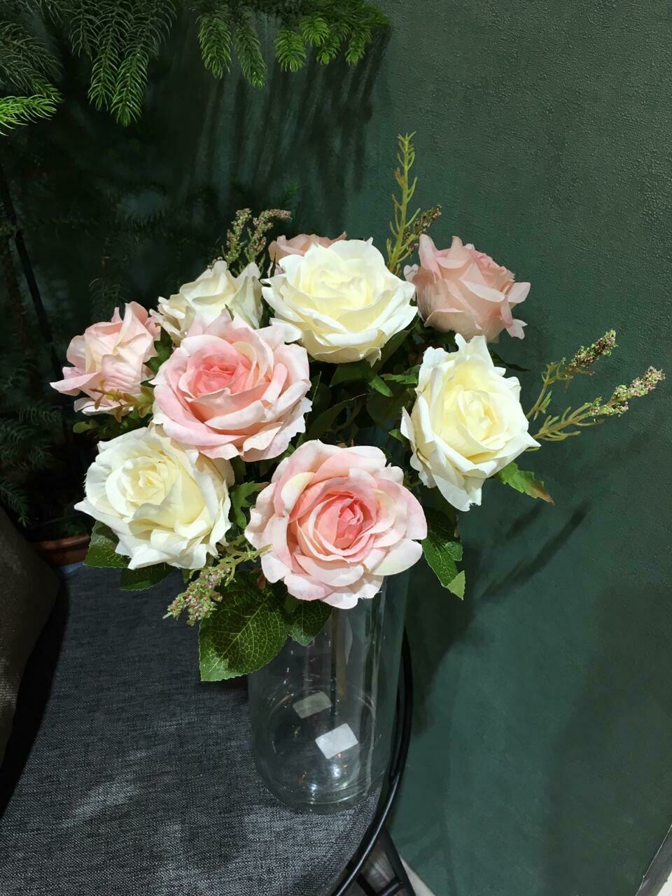 Искусственные цветы Роза Евро