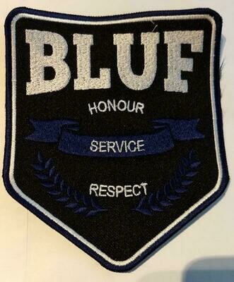 BLUF Embroidered badge - shield