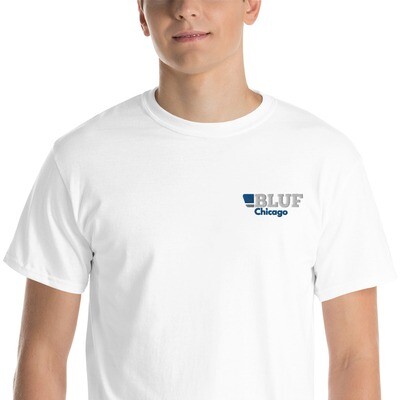 BLUF Chicago Embroidered T shirt