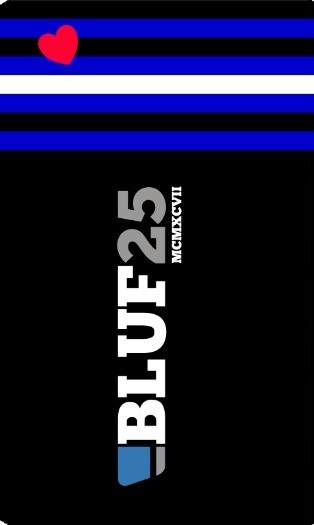 BLUF 25th anniversary epaulette sliders