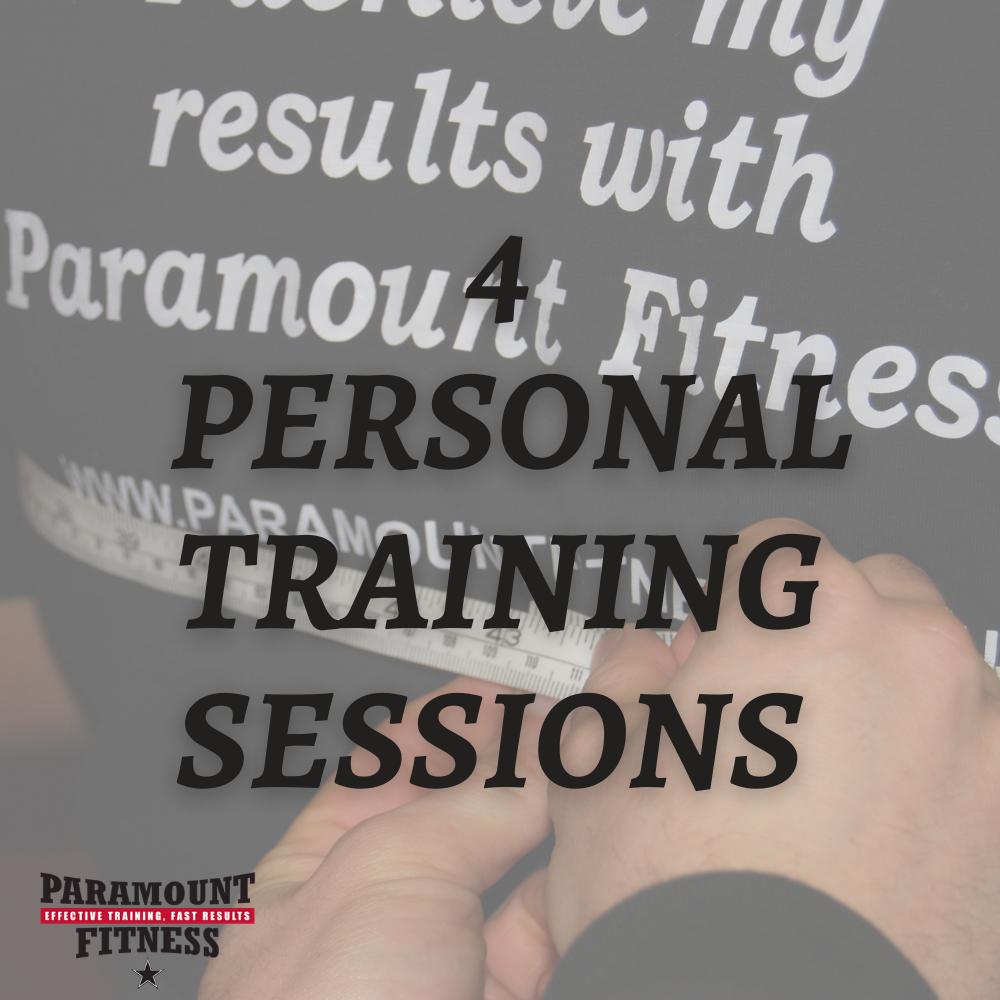 4 Personal Training Sessions 4 Personal Training Sessions