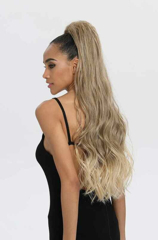 Haar-Zopf (Pferdeschwanz) gewellt - 75 cm / 30 inch Haar-Zopf (Pferdeschwanz) gewellt - 75 cm / 30 inch